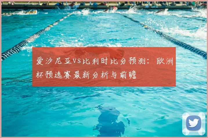 爱沙尼亚vs比利时比分预测:欧洲杯预选赛最新分析与前瞻
